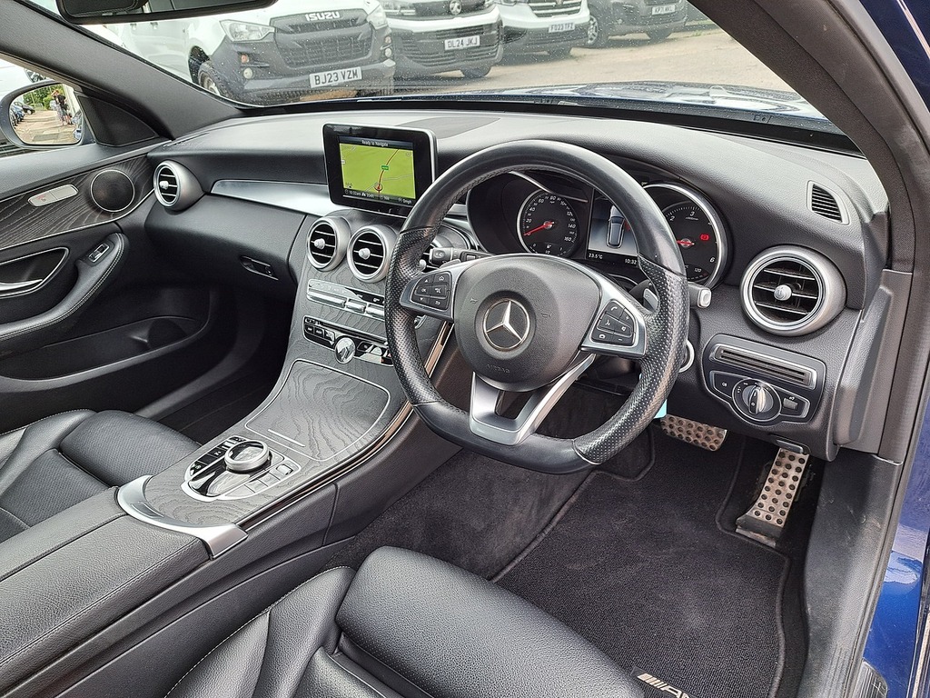 Mercedes-Benz C Class C220d Amg Line WN68BMZ Blue #2