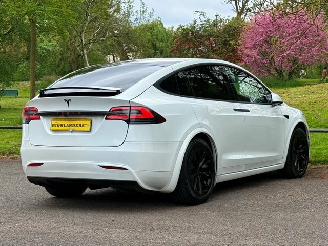 Tesla Model X 2017 P100dl Dual Motor Black Pack 6 Seats Pan Ro White #4