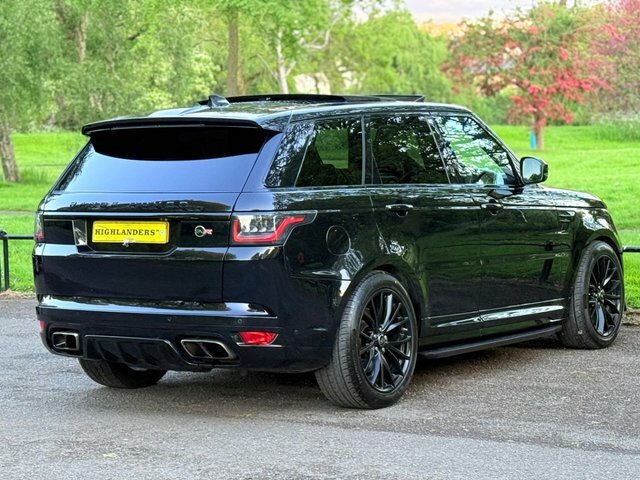 Land Rover Range Rover Sport 2018 5.0 P575 V8 Svr Black Pack Panoramic Sunroof AE18AZL Black #4