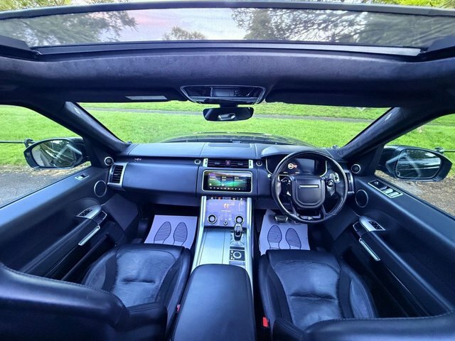 Land Rover Range Rover Sport 2018 5.0 P575 V8 Svr Black Pack Panoramic Sunroof AE18AZL Black #5