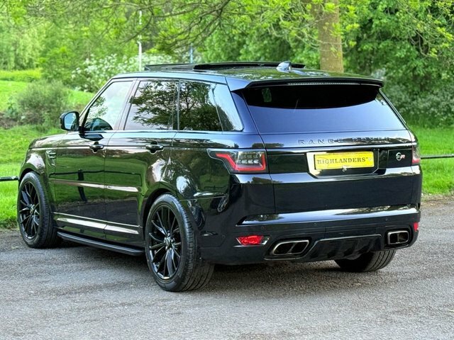 Land Rover Range Rover Sport 2018 5.0 P575 V8 Svr Black Pack Panoramic Sunroof AE18AZL Black #3