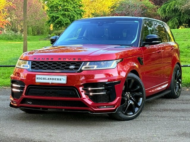 Land Rover Range Rover Sport 2019 3.0 Sd V6 Hse Dynamic Lumma Kit Black Pack 7 Red