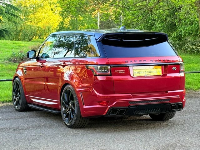 Land Rover Range Rover Sport 2019 3.0 Sd V6 Hse Dynamic Lumma Kit Black Pack 7 KM19NOE Red #3
