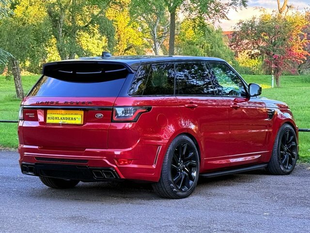 Land Rover Range Rover Sport 2019 3.0 Sd V6 Hse Dynamic Lumma Kit Black Pack 7 KM19NOE Red #4