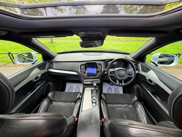 Volvo XC90 2016 2.0 D5 R-design Panoramic Sunroof Sat Nav Cam GN16GYC Black #5