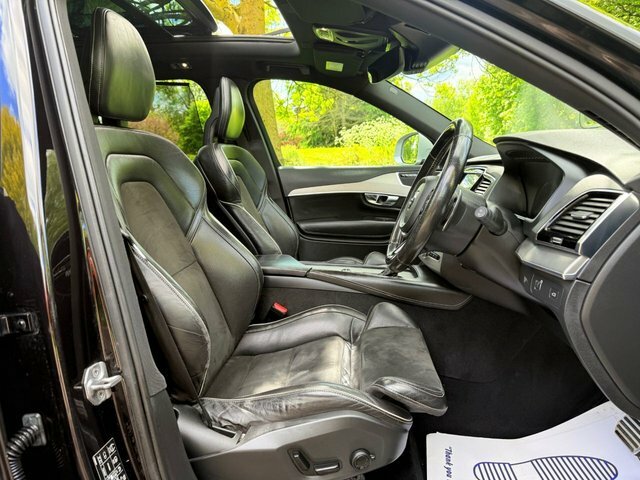 Volvo XC90 2016 2.0 D5 R-design Panoramic Sunroof Sat Nav Cam GN16GYC Black #6