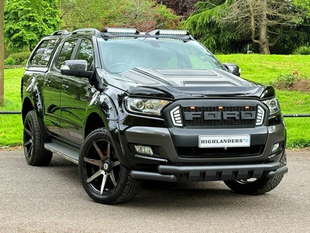 Ford Ranger 2019 3.2 Tdci Wildtrak Raptor Kit Pickup Double Ca YT19GAD Black #2