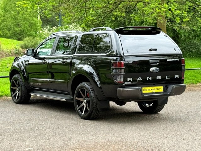 Ford Ranger 2019 3.2 Tdci Wildtrak Raptor Kit Pickup Double Ca YT19GAD Black #3