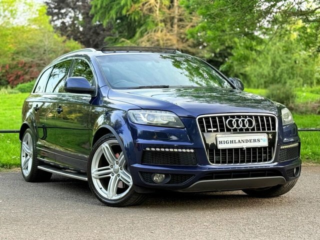 Audi Q7 2013 3.0 Tdi V6 S Line Plus Quattro Panoramic Roof YF63GYA Blue #2