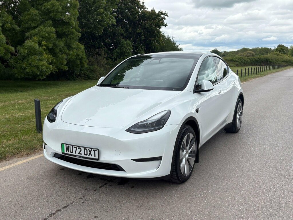 Tesla Model Y Dual Motor Long Range Suv 4Wde WU72DXT White #4