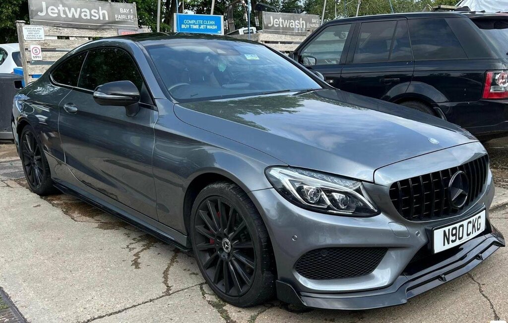 Mercedes-Benz C Class Coupe 2.0 C300 Amg Line Premium Plus G-tronic E N90CKG Grey #4
