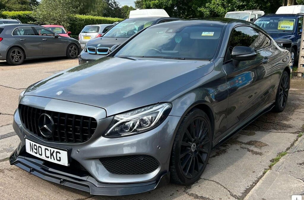 Mercedes-Benz C Class Coupe 2.0 C300 Amg Line Premium Plus G-tronic E Grey