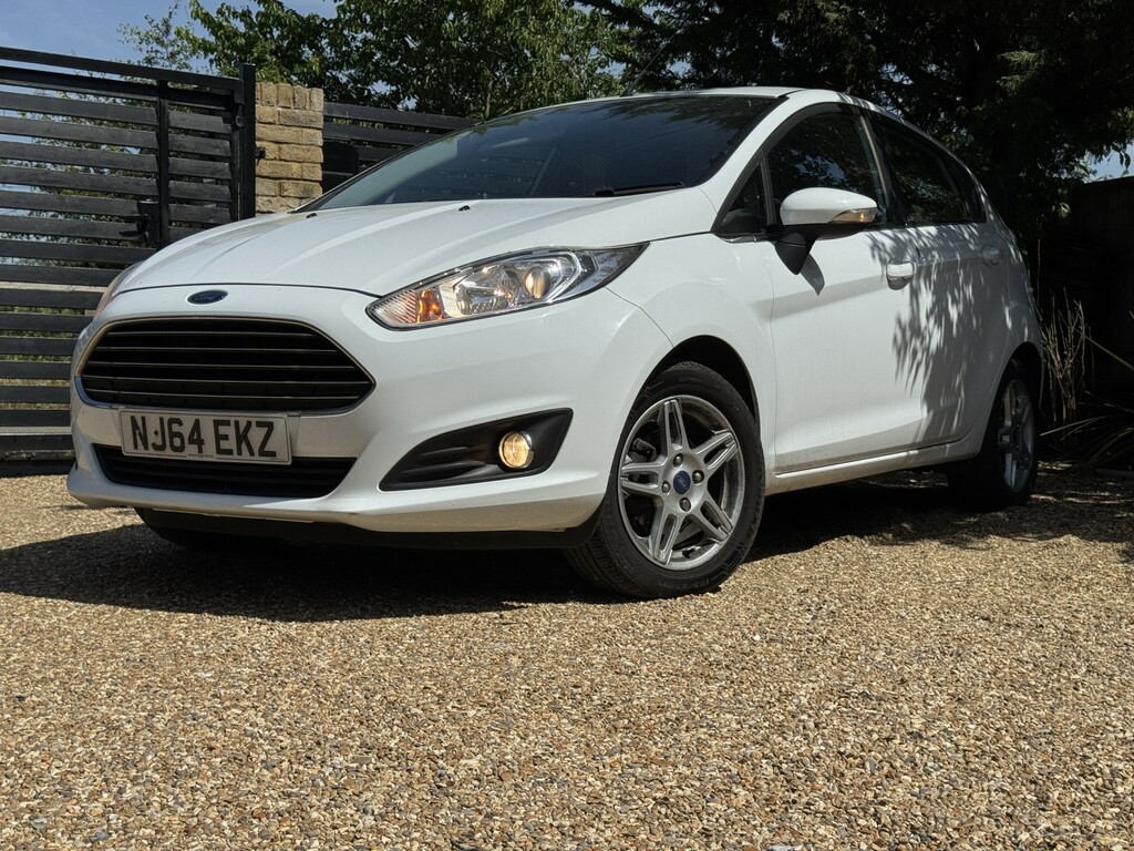 Ford Fiesta Hatchback 1.0 T Ecoboost Zetec 201464 NJ64EKZ White #4