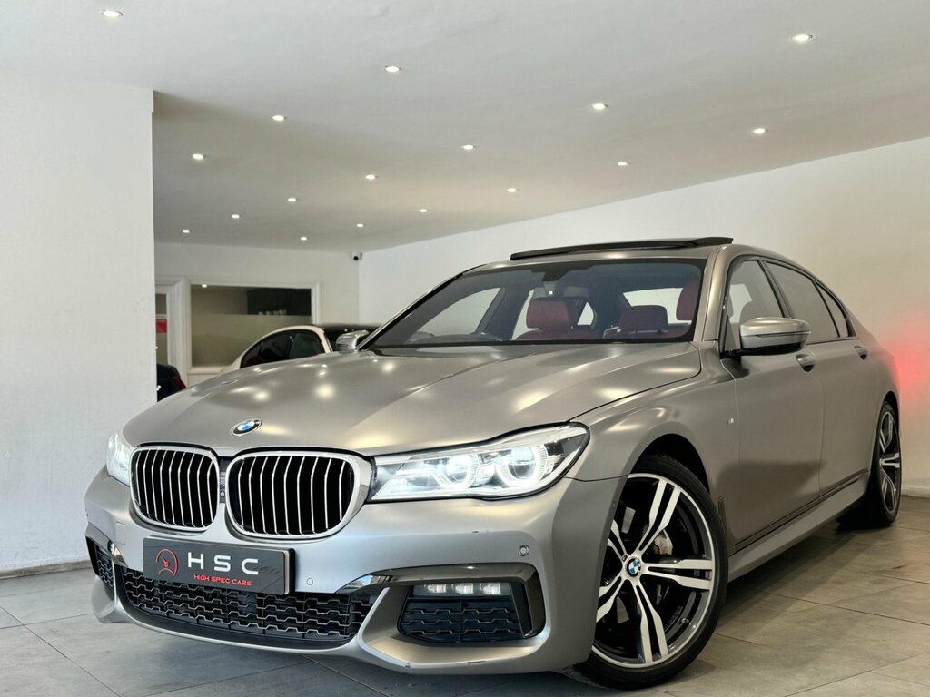 BMW 7 Series 3.0 730Ld M Sport Euro 6 Ss YK18JEJ Grey #2