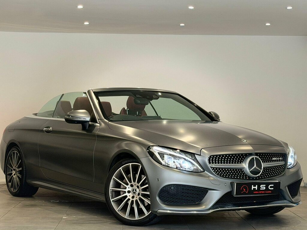 Mercedes-Benz C Class 2.0 C200 Amg Line Premium Plus Cabriolet G-troni Grey