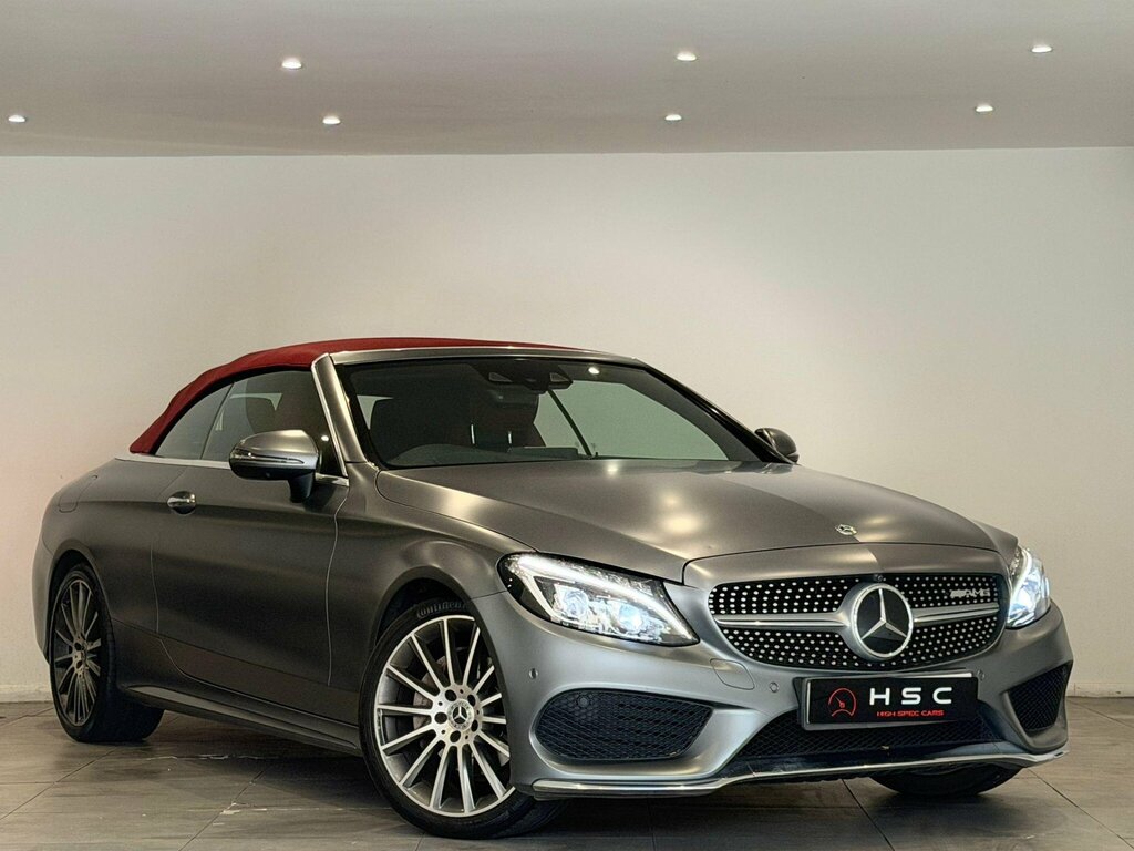 Mercedes-Benz C Class 2.0 C200 Amg Line Premium Plus Cabriolet G-troni VE67GYG Grey #2