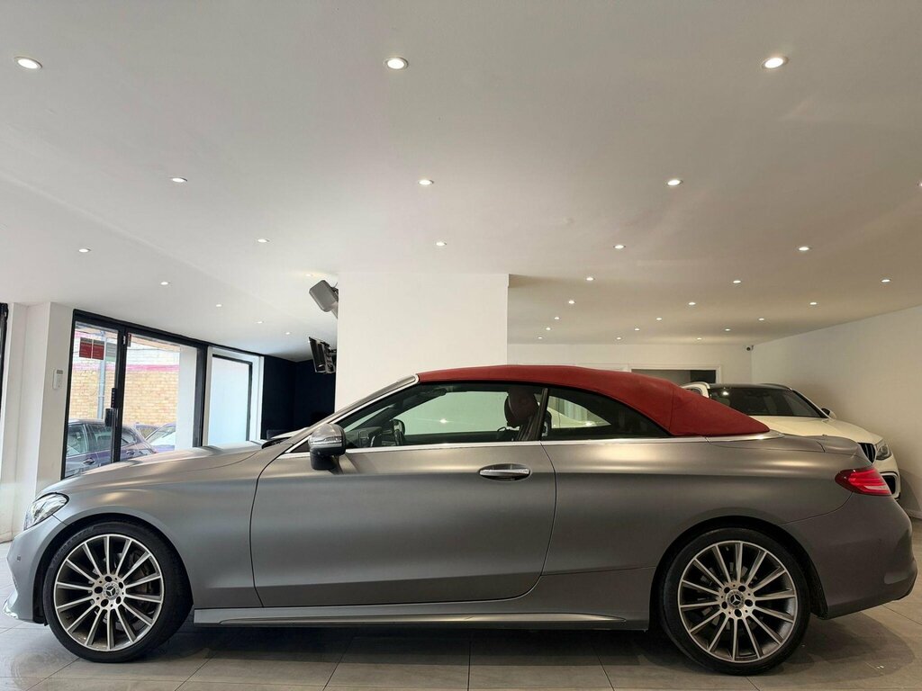 Mercedes-Benz C Class 2.0 C200 Amg Line Premium Plus Cabriolet G-troni VE67GYG Grey #5