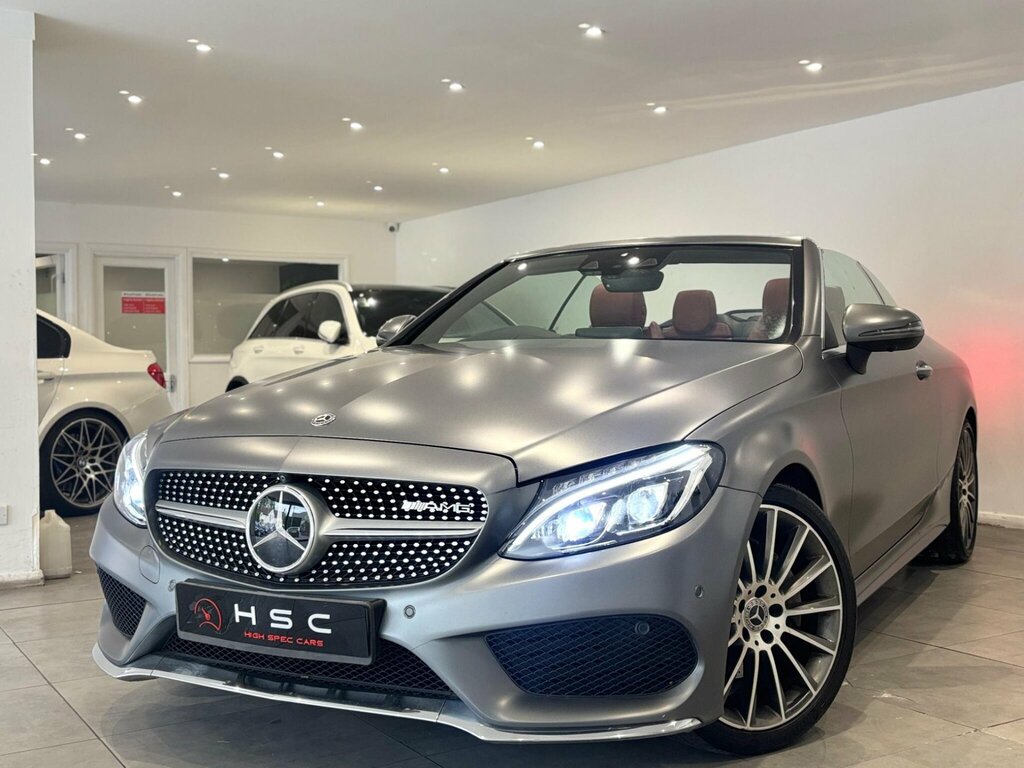Mercedes-Benz C Class 2.0 C200 Amg Line Premium Plus Cabriolet G-troni VE67GYG Grey #6