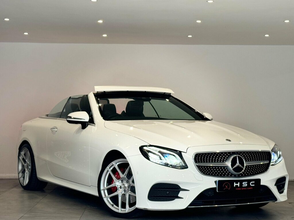 Mercedes-Benz E Class 2.0 E300 Gpf Amg Line Cabriolet G-troni White