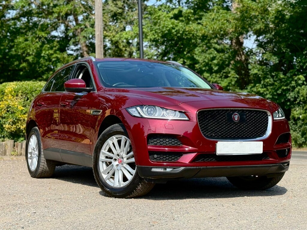 Jaguar F-Pace 2.0 D180 Portfolio Awd Euro 6 Ss SV66MYR Red #5