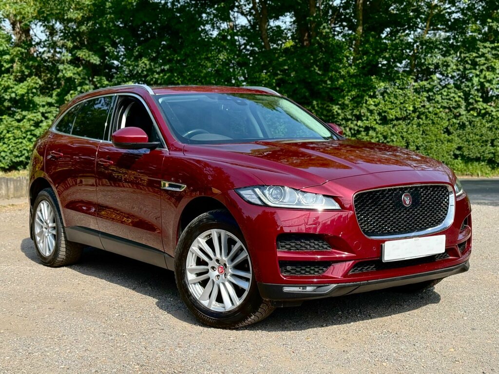 Jaguar F-Pace 2.0 D180 Portfolio Awd Euro 6 Ss SV66MYR Red #3