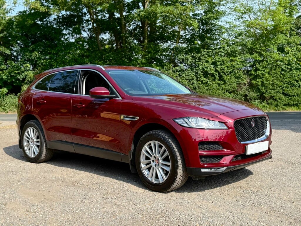 Jaguar F-Pace 2.0 D180 Portfolio Awd Euro 6 Ss SV66MYR Red #4