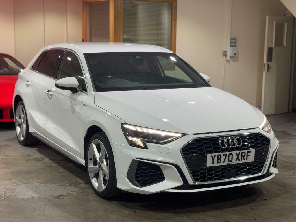 Audi A3 1.4 Tfsie 40 S Line Sportback S Tronic Euro 6 S S YB70XRF White #2