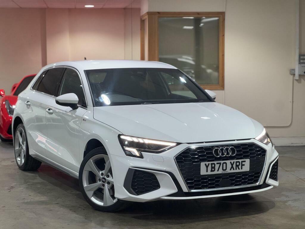 Audi A3 1.4 Tfsie 40 S Line Sportback S Tronic Euro 6 S S YB70XRF White