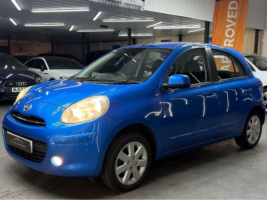 Nissan Micra 1.2 12V Acenta Cvt Euro 5 Blue #3