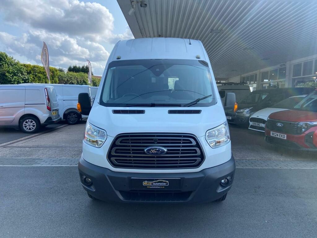 Ford Transit Custom 2.2 Tdci Minibus 460 Hdt Trend 17 Seats White #2