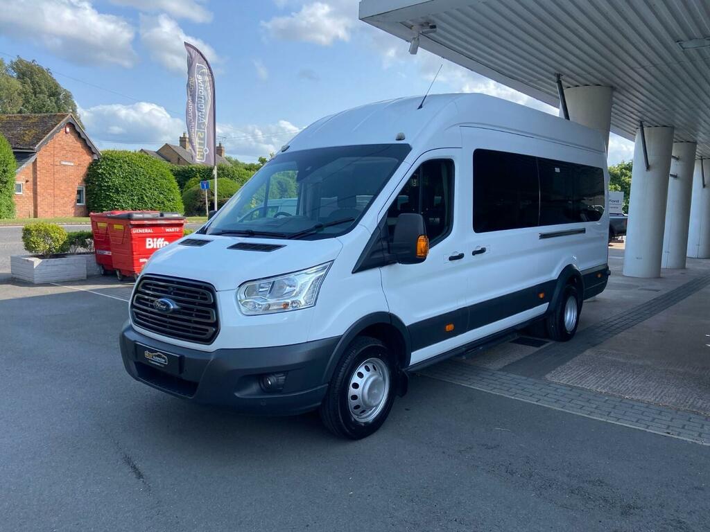 Ford Transit Custom 2.2 Tdci Minibus 460 Hdt Trend 17 Seats White #4