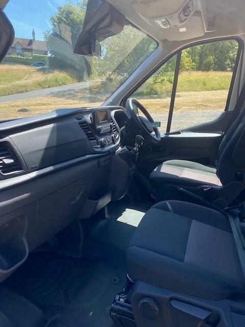 Ford Transit Custom 2.0 460 Ecoblue Leader Minibus 17 Seats VU74RZG Silver #6