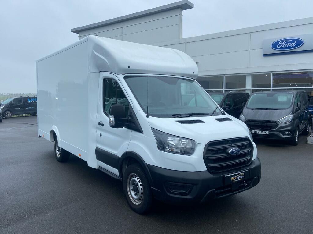 Ford Transit Custom 2.0 350 Ecoblue Leader Chassis Cab Manu White