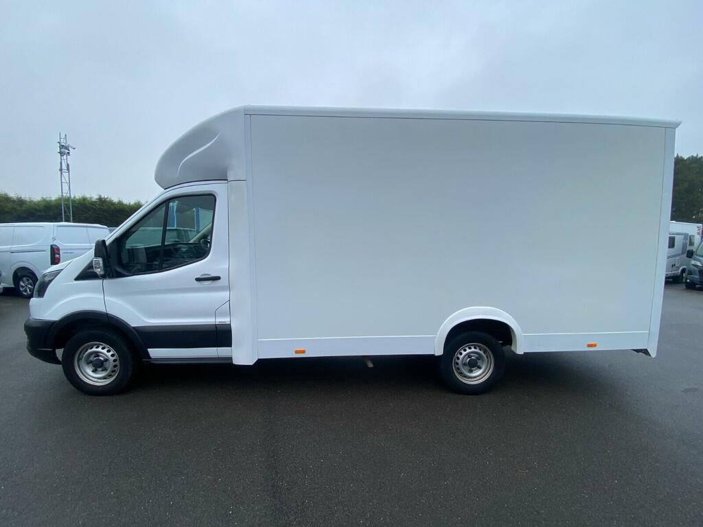 Ford Transit Custom 2.0 350 Ecoblue Leader Chassis Cab Manu BP72GZN White #4