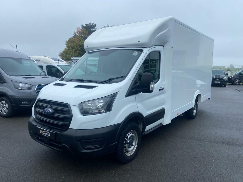 Ford Transit Custom 2.0 350 Ecoblue Leader Chassis Cab Manu BP72GZN White #3