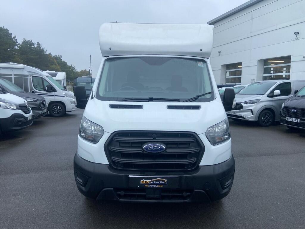 Ford Transit Custom 2.0 350 Ecoblue Leader Chassis Cab Manu BP72GZN White #2