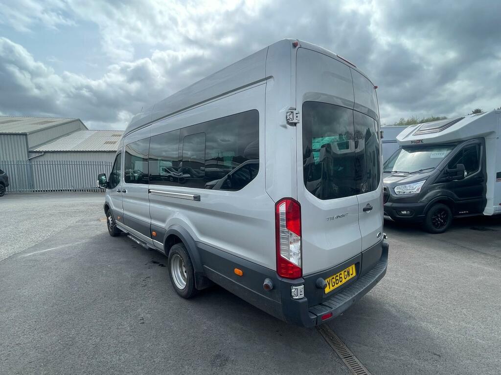 Ford Transit Custom 2.2 Tdci 460 Hdt Trend L4 H3 18 Seats YG66GWJ Silver #3