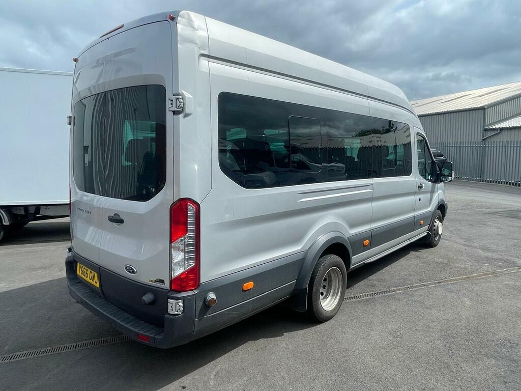 Ford Transit Custom 2.2 Tdci 460 Hdt Trend L4 H3 18 Seats YG66GWJ Silver #6