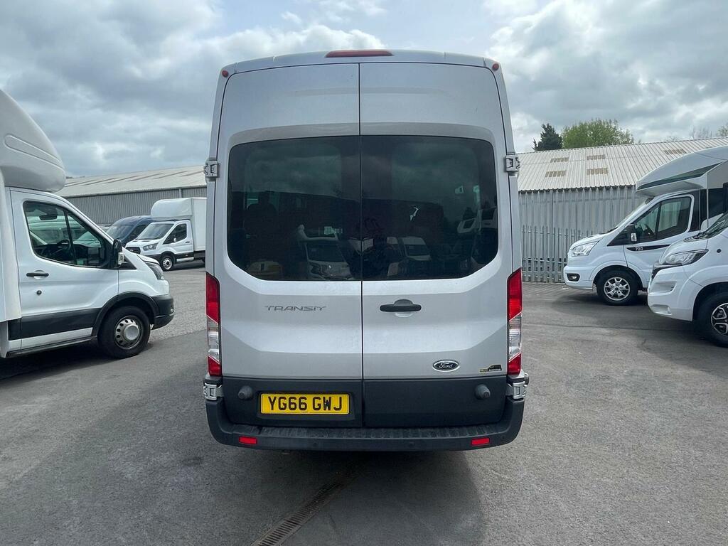 Ford Transit Custom 2.2 Tdci 460 Hdt Trend L4 H3 18 Seats YG66GWJ Silver #4