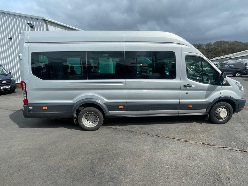 Ford Transit Custom 2.2 Tdci 460 Hdt Trend L4 H3 18 Seats YG66GWJ Silver #5