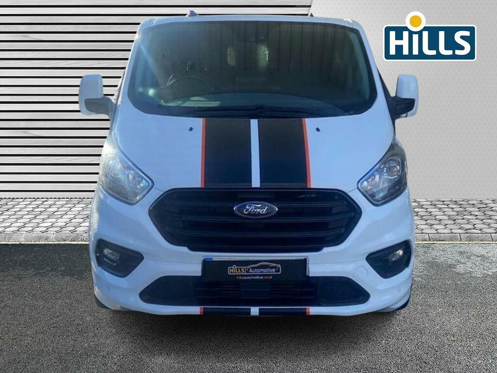 Ford Transit Custom 2.0 320 Ecoblue Sport Crew Van Double Cab Dies BL70KLZ White #2