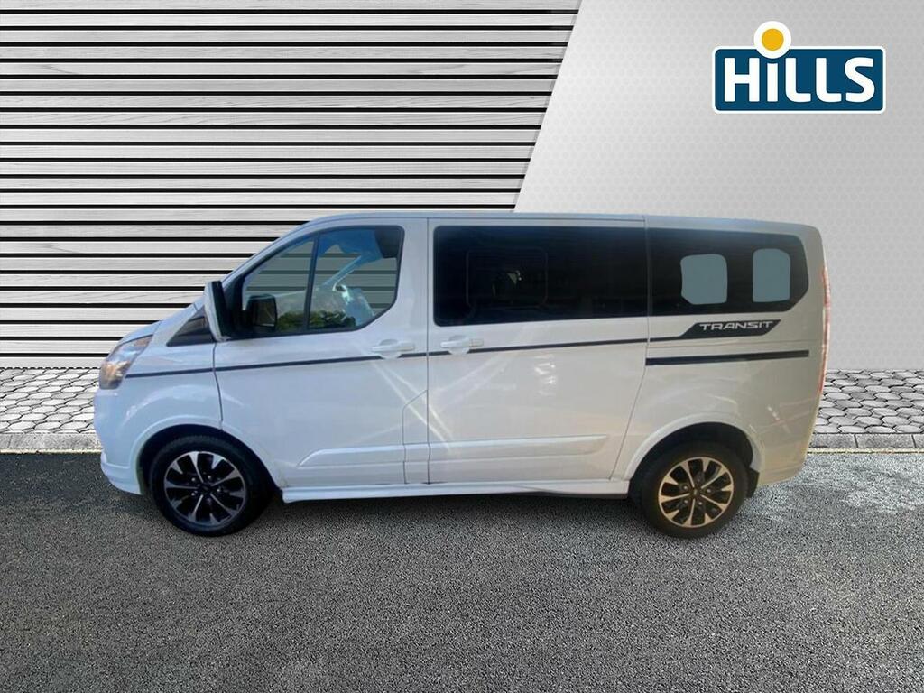 Ford Transit Custom 2.0 320 Ecoblue Sport Crew Van Double Cab Dies BL70KLZ White #4