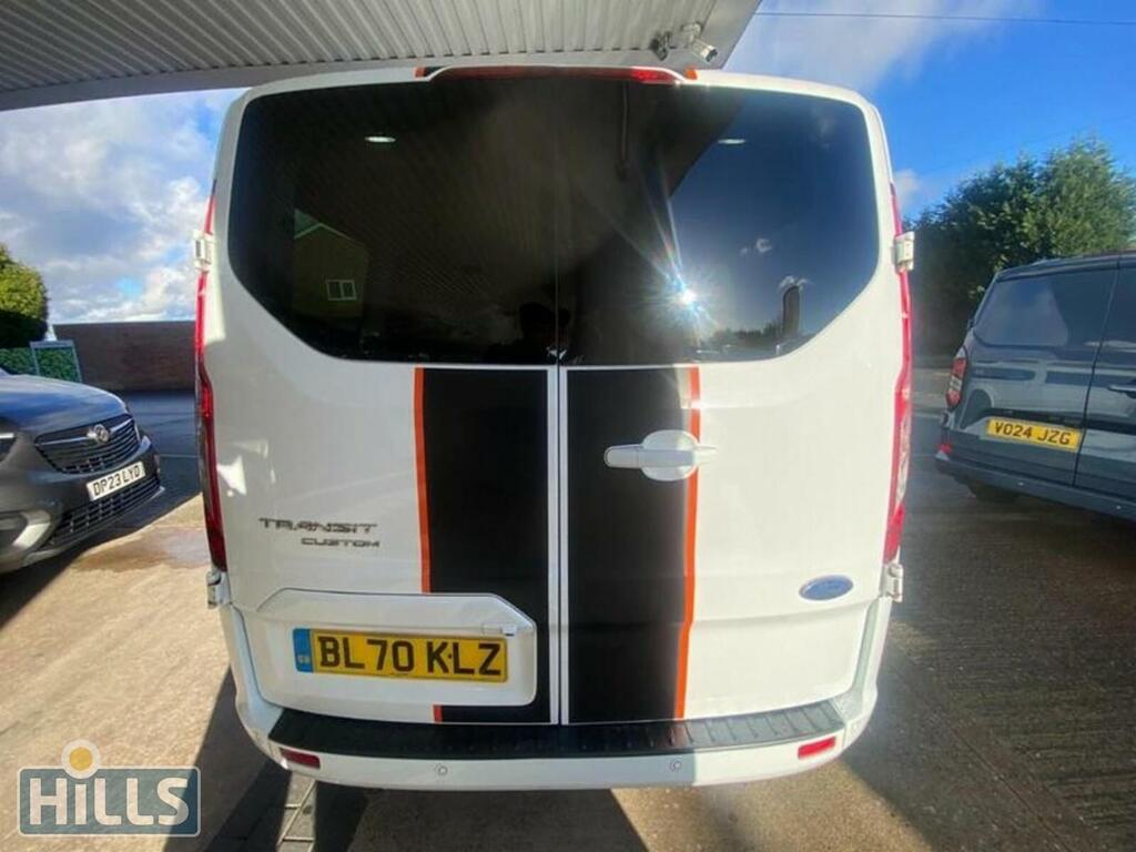 Ford Transit Custom 2.0 320 Ecoblue Sport Crew Van Double Cab Dies BL70KLZ White #6