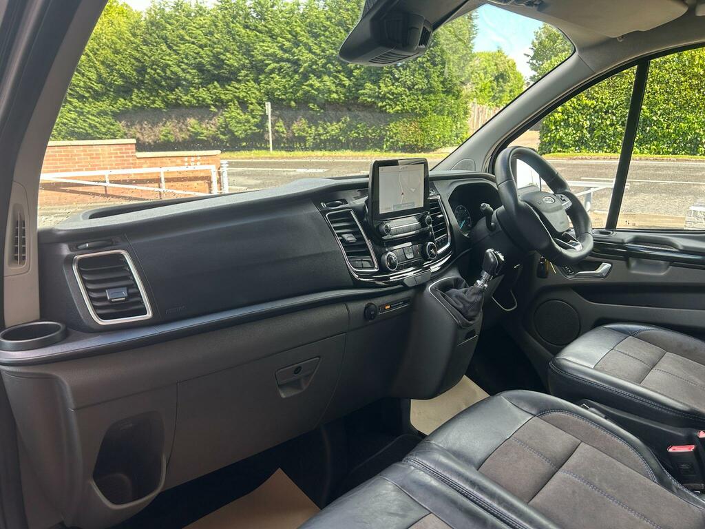 Ford Transit Custom 2.0 320 Ecoblue Ms-rt Crew Van Double Cab Dies BJ22GXO Black #5