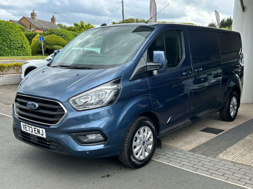 Ford Transit Custom 2.0 320 Ecoblue Limited L2 H1 Euro 6 VE73EMJ Blue #3
