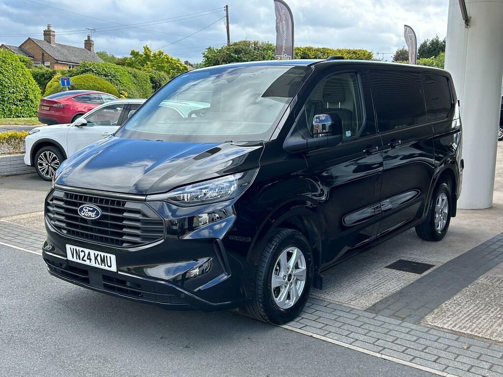 Ford Transit Custom 2.0 300 Ecoblue Limited L1 H1 Euro 6 Ss VN24KMU Black #3