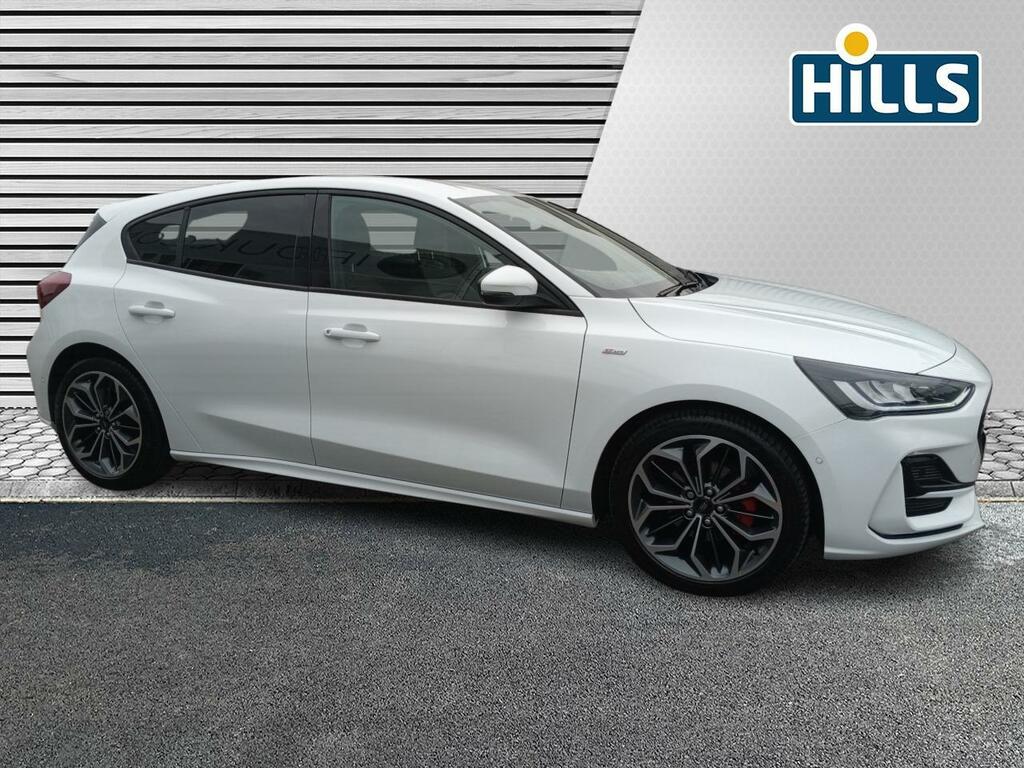 Ford Focus 1.0T Ecoboost Mhev St-line X Edition Euro 6 Ss VN73YVU White #3