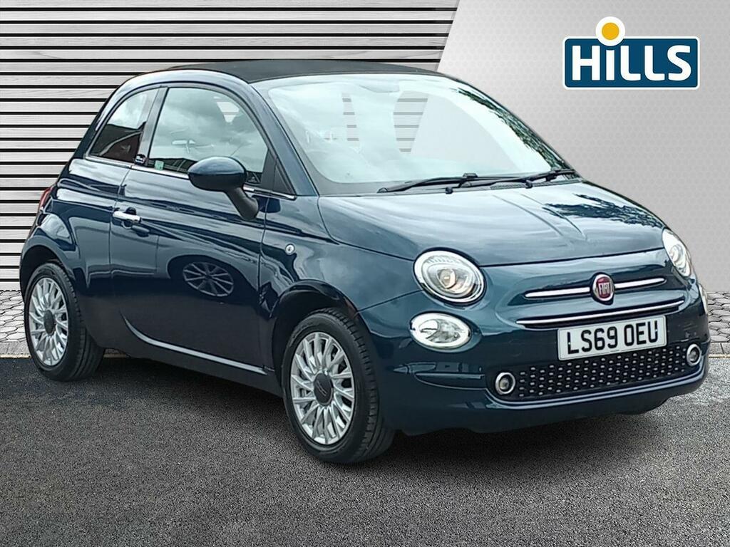 Fiat 500C 1.2 Lounge Convertible Dualogic Euro 6 Blue