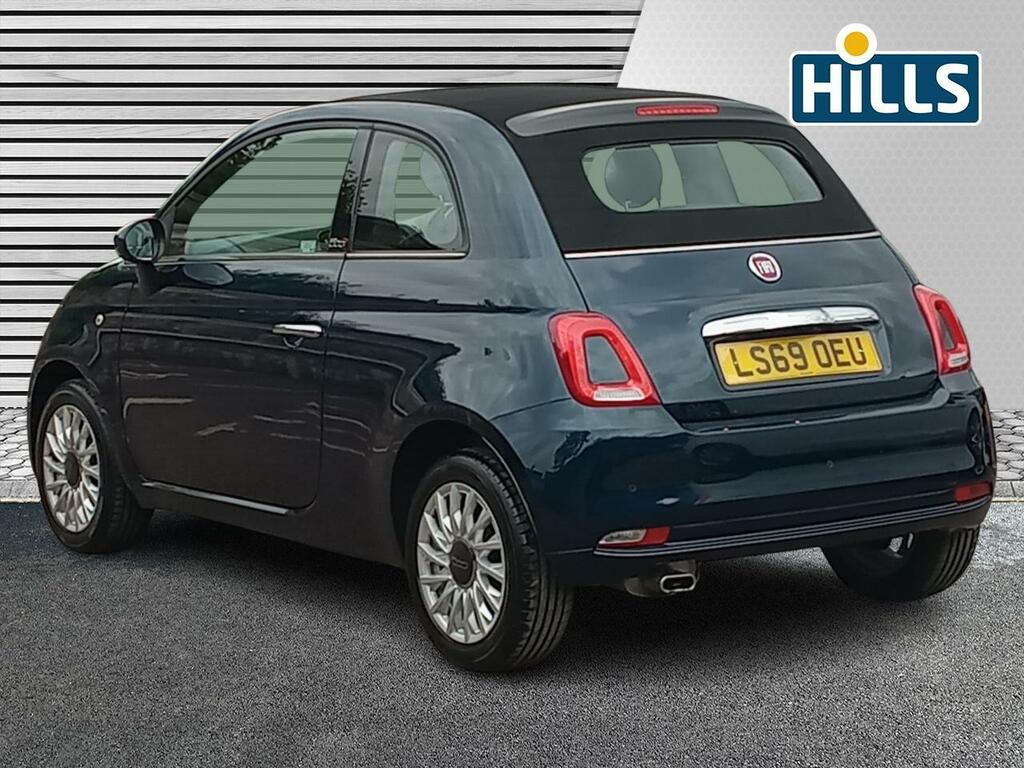 Fiat 500C 1.2 Lounge Convertible Dualogic Euro 6 Blue #4