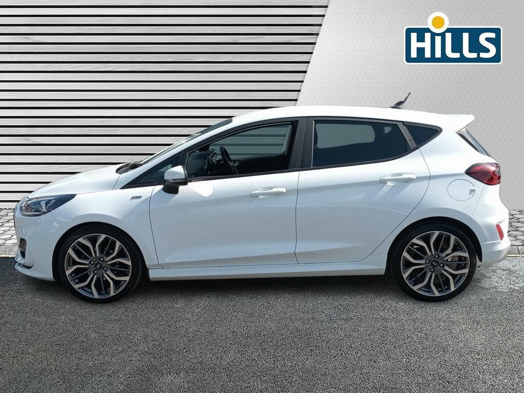Ford Fiesta 1.0T Ecoboost Mhev St-line X Edition Hatchback DK73OKA White #5